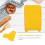 Spaghetti Pasta Board Yellow Rolling Pin Scraper 3pcs 3