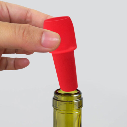 Silicone Wine Stopper Leak-proof Reusable 1 Pack 2
