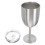 Isolerat vinglas i rostfritt stål, silver, 10 oz 4