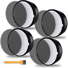 4st -H132 Ersättningsfilter Kompatibelt med för Levoit -H132 Ersättningsfilter, 3 i 1 -H132 Luftfilter