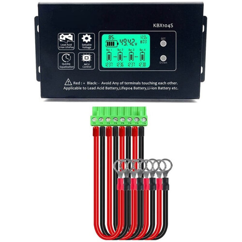 KBX104S 48V Series Battery Voltage Equalizer Controller Regulator12 24 36 48 96V for Test Meters Tool Accessory
