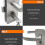 Double-Sided Handle Glass Door Lock for Frameless Glass Doors, Easy Installation Left Open 5