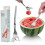 Stainless Steel Fruit Cutter 2-in-1 with 4PCS Melon Tools 4