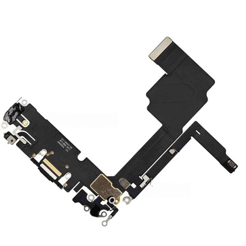 Replacement USB‑C Charging Port Flex Cable with Built‑in Microphone for 15 Pro, Fix Not Charging, No Data Connection 2