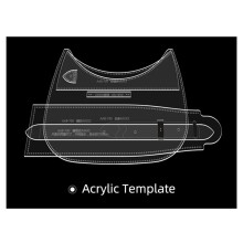 Molde para Bolsa de Ombro Feminina Artesanal - Opções de Molde em Acrílico