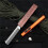 Aviatin Aluminum Alloy Telescopic Comb - Portable & Automatic Comb Brown 3