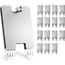 16 Pcs Picture Hanging Hooks for Drywall, No-Drill Installation, Holds  to 12 Lb, Damage-Free