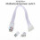 9Pin Header Computer Motherboard Front Extension Cable for PC Motherboard Power  Restart Hard Drive 20cm 7