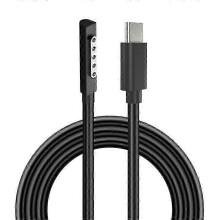 Kabel magnetyczny do szybkiego ładowania PD 65W 12V, Kompatybilny z Microsoft Surface RT Surface Pro 1 2, długość 150cm, port Type-C