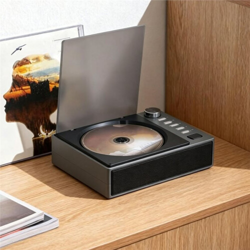 Portable CD Player Wireless Personal Desktop CD Player Speakers  Rechargeable Small Compact Retro CD Players 1