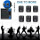 2.4GHz Wireless in-Ear Monitor System Transmitter Receiver Set 6 Channel Adjustable Frequency 2