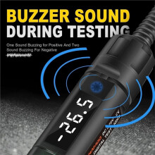 Advanced 3-72V Digital LED Automotive Test Light, Circuit Tester with Extended Wire & Stainless Probe