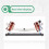 Arc-Shaped Small  Pendulum Magnetic Acceleration High-Tech Desk Ornament Toy Model Arc-Shaped  Pendulum Model 5