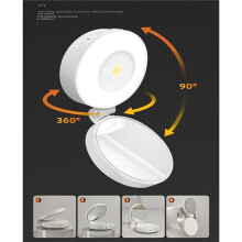 Luz de Selfie - Clip Magnético Portátil com LED, Luz de Anel para Telefone Recarregável, Design Compacto e Ajuste de Brilho