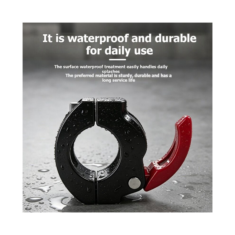 Motorcycle Helmet Hook Holder, Foldable Handlebar Hooks Dirtbike Helmet Hanger Suitable For Hanging Keys, Gloves 4713571469102
