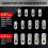 Slotted Open Socket Wrench Set, Oxygen Sensor & Injection Pipe Removal Hex Socket Tool Kit for Automotive Repair 3
