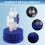 GL45 Safety Cap Feeding Buffer Cover Fermentation Reactor Tank Sampling Waste Liquid Bottle Cap with  Valve 4
