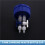 GL45 Safety Cap Feeding Buffer Cover Fermentation Reactor Tank Sampling Waste Liquid Bottle Cap with  Valve 5