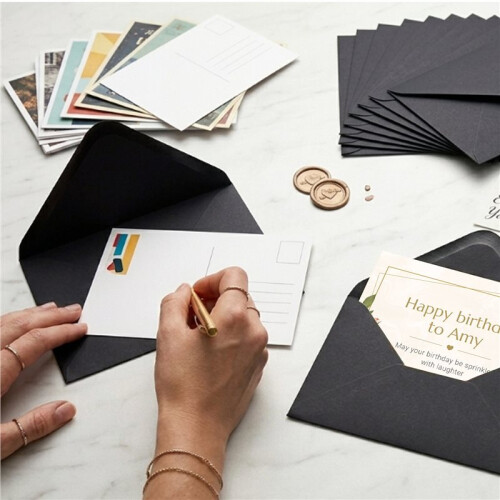 100pcs Envelope 16x11cm Postcard Gift Box Message Packaging Invitation Wedding Stationery Greeting Card Envelopes B 2