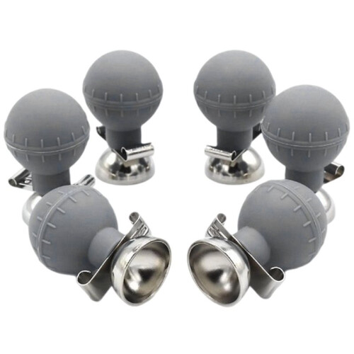 Electrocardiograph Accessories Compatible with Multifunctional Suction  Chest Electrocardiograph 6-Pack 2