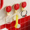 6pcs Cute Tulip Shaped Suction Cup Wall Hook, No Drill Removable Decorative Hook-Three Colors 5