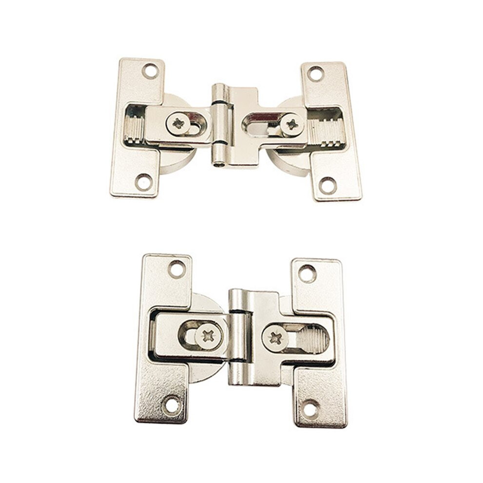 2-Piece 180-Degree Folding Hinge For Cabinet Linkage Doors, Hidden Door Hardware 6032928572622