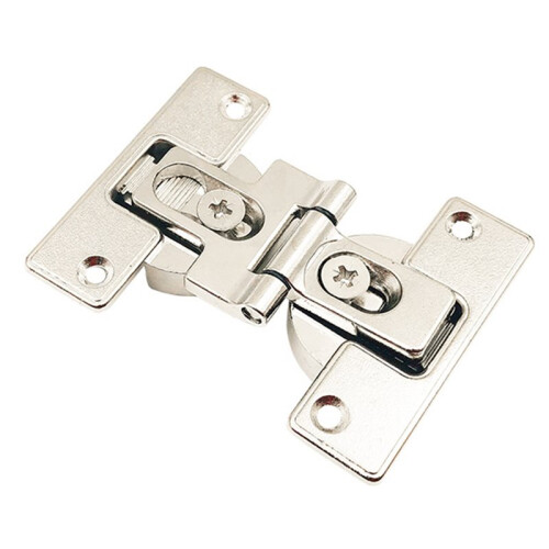 2-Piece 180-Degree Folding Hinge for Cabinet Linkage Doors, Hidden Door Hardware 2
