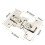 2-Piece 180-Degree Folding Hinge for Cabinet Linkage Doors, Hidden Door Hardware 8