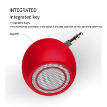 Speaker 3.5mm AUX Jack Sound Amplifier Music Player for Outdoor Smartphone Notebook Laptop Tablet A