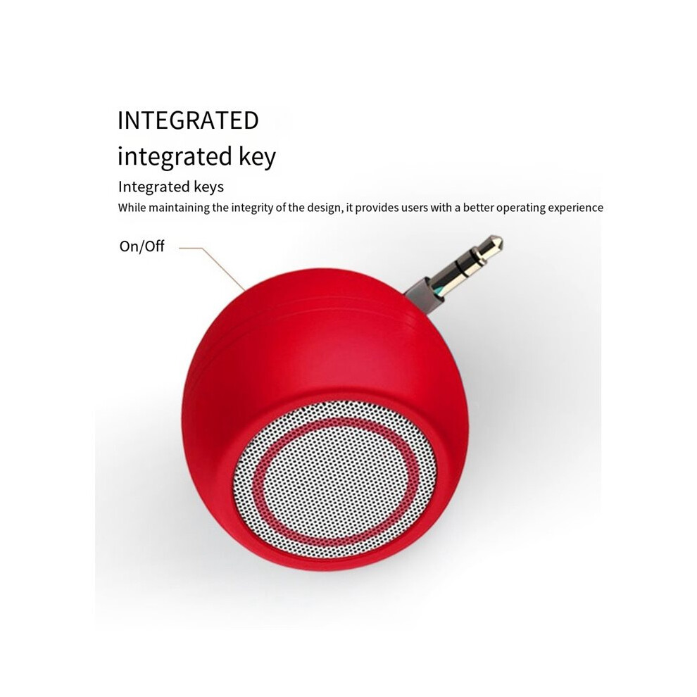 Speaker 3.5Mm Aux Jack Sound Amplifier Music Player For Outdoor Smartphone Notebook Laptop Tablet A 6032096173522
