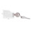 Alloy Window Locks with 2 Keys for Enhanced Security in Hospitals White 2