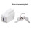 Alloy Window Locks with 2 Keys for Enhanced Security in Hospitals White 5