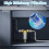 Backwash Förfilter för Inhemska Vattensystem Vattenfilter, 1-Tums Spin-Down Sedimentfilter med 3/4" Adapter 3