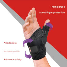 Adjust-to-Fit Thumb Brace,Thumb Pain Relief Stabilizer for Ideal for Tenosynovitis, Arthritis,Sprains,Fits Right or Left