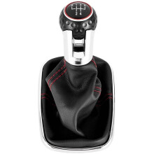 Manopla da Alavanca de Câmbio Gaiter Bota 6 Marchas para Bora MK4 Acessórios de Interior Do Carro Upgrade