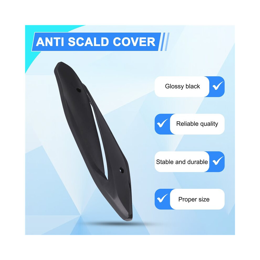 Motorcycle Exhaust Pipe Shield Cover Muffler Pipe Anti-Scalding Guard For Nmax155 Nmax125 160 21-26 Black 6031162874738