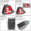 Jogo de Pentes para Máquina de Cortar Cabelo Compatível com Wahl Clippers 8 Peças Tamanhos 1.25 a 3.00 Polegadas 2