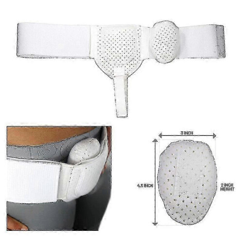 Inguinal Hernia Support Belt for Men - Adjustable Groin Truss for Left or Right Side Relief 2