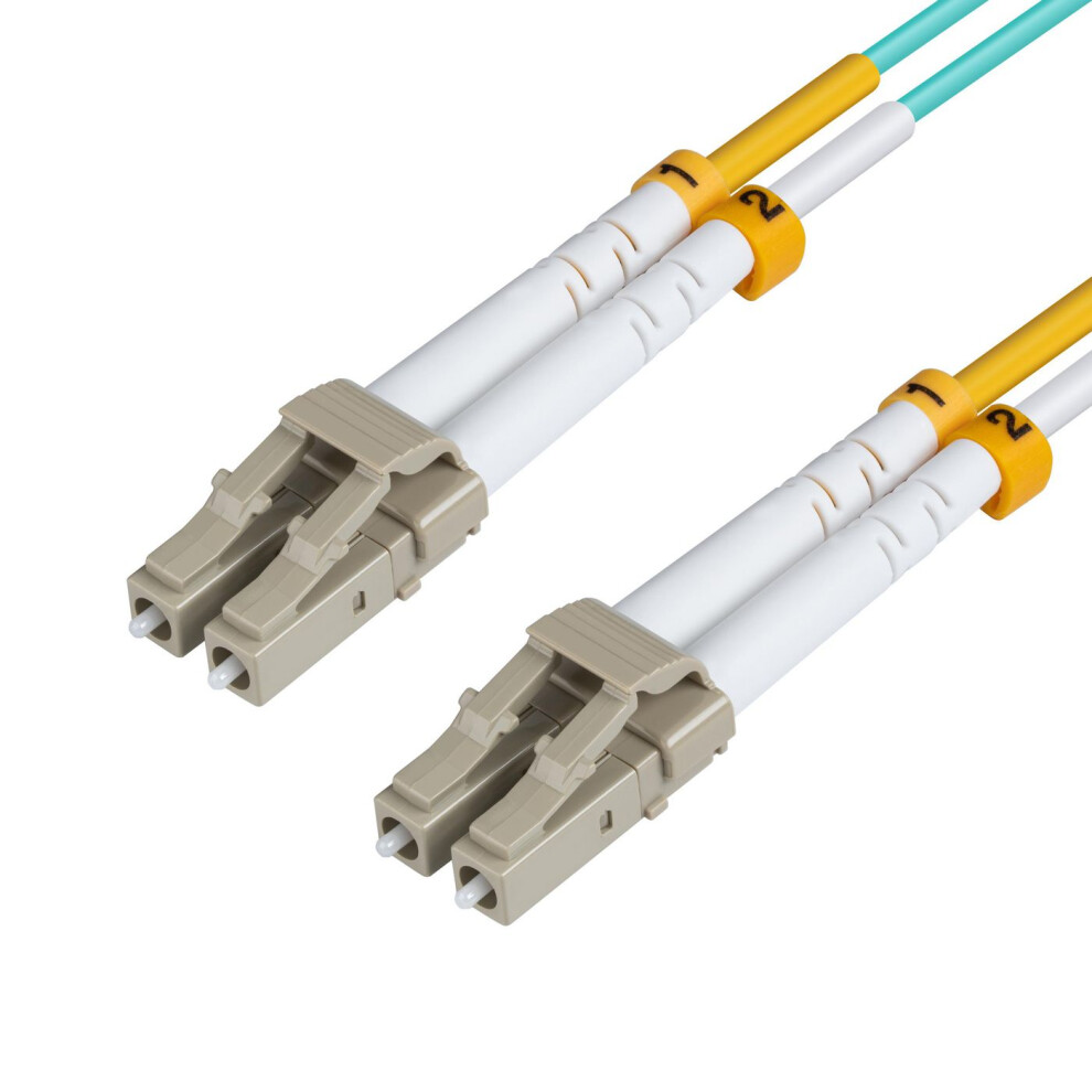 Microconnect Optical Fibre Cable Lc-Lc Multimode Duplex Om3 (Aqua ) 150M Blue 5711045073212