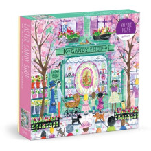 Galison Negozio di Caramelle di Pasqua - Puzzle da 500 Pezzi di Michael Storrings con Bellissima Arte