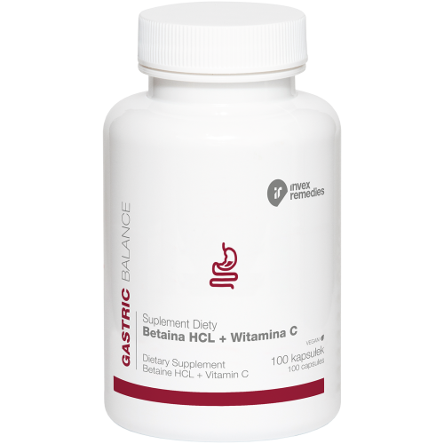 Invex Betaina Hcl + Witamina C 100 Kaps.