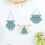 (Wine red) 3 Handmade Woven Tassel Mini Macrame Wall Hangings - Boho Wine Red Decor Set 4