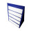 (Blue, L) Black S Folding Desktop Pocket Chart Tent for Sentence Strips & Flash Cards 5