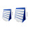 (Blue, S) Black S Folding Desktop Pocket Chart Tent for Sentence Strips & Flash Cards 3