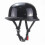 (Bright Black, M) Deutscher Vintage-Halbjet-Cruiser-Motorradhelm 4