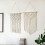 (Style A, 40CMX60CM) Boho-Makramee-Wandbehang mit Fransen, Fensterdekoration 4