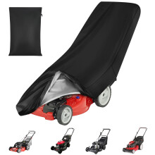 AOOWU Lawn Mower Covers Waterproof for Outside Storage, 191x110x67CM Anti-UV Protector Universal Lawn Mower Covers, Outdoor Weatherproof Lawn Mower S
