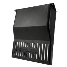 FIXINGS DIRECT] XDrain Black Plastic Drain Covers Leaf Stop For Outdoor Drain Cut To Size - Multiple Pack Sizes - Outdoor Drain Cover For Leafs, Snow