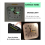 (Black) Square small alarm clock fashionable bedside clock silent movement luminous pointer with night light with alarm clock function 3