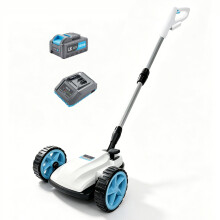 swift 40V 22cm Cordless Brushless Small Lawnmower, Lightweight and Compact, with